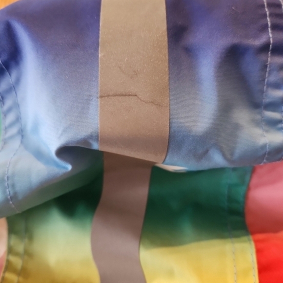 Boden 3/4 years colorful star rainbow coat jacket 3t 4t - Picture 5 of 6
